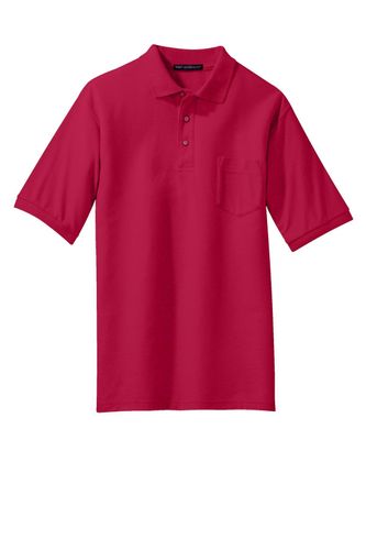 Port Authority Tall Silk Touch Polo with Pocket. TLK500P image thumbnail