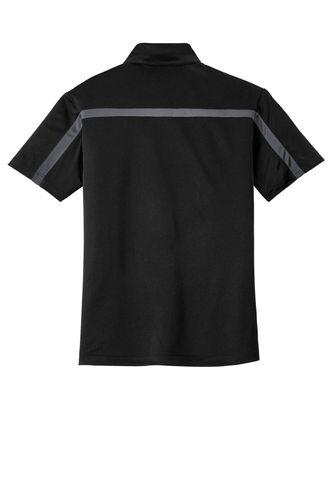 Port Authority Silk Touch Performance Colorblock Stripe Polo. K547 image thumbnail