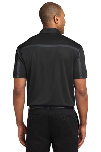 Port Authority Silk Touch Performance Colorblock Stripe Polo. K547 image thumbnail