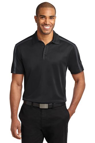Port Authority Silk Touch Performance Colorblock Stripe Polo. K547 image thumbnail