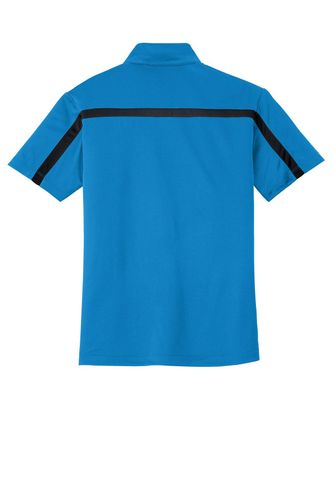 Port Authority Silk Touch Performance Colorblock Stripe Polo. K547 image thumbnail