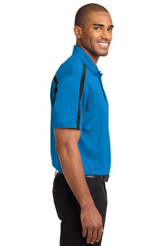 Port Authority Silk Touch Performance Colorblock Stripe Polo. K547 image thumbnail