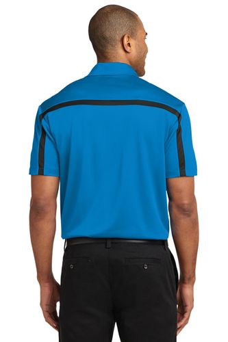 Port Authority Silk Touch Performance Colorblock Stripe Polo. K547 image thumbnail