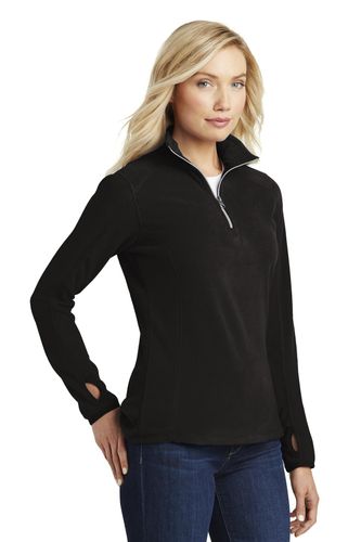 Port Authority Ladies Microfleece 1/2-Zip Pullover. L224 image thumbnail
