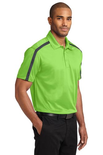 Port Authority Silk Touch Performance Colorblock Stripe Polo. K547 image thumbnail