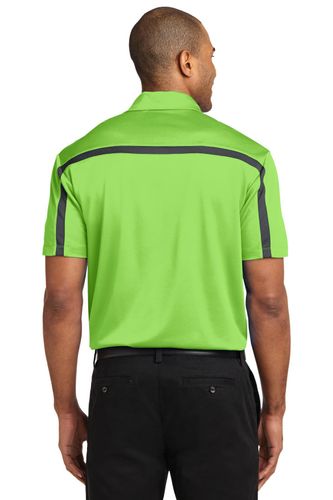Port Authority Silk Touch Performance Colorblock Stripe Polo. K547 image thumbnail