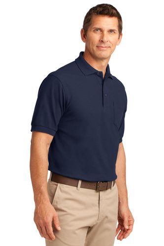 Port Authority Tall Silk Touch Polo with Pocket. TLK500P image thumbnail