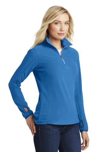 Port Authority Ladies Microfleece 1/2-Zip Pullover. L224 image thumbnail