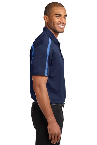Port Authority Silk Touch Performance Colorblock Stripe Polo. K547 image thumbnail