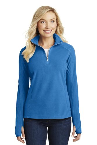 Port Authority Ladies Microfleece 1/2-Zip Pullover. L224 image thumbnail