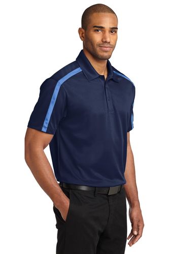Port Authority Silk Touch Performance Colorblock Stripe Polo. K547 image thumbnail