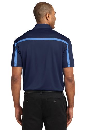 Port Authority Silk Touch Performance Colorblock Stripe Polo. K547 image thumbnail