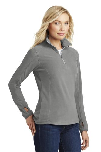 Port Authority Ladies Microfleece 1/2-Zip Pullover. L224 image thumbnail