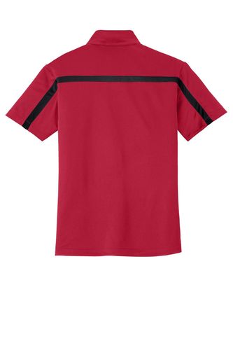 Port Authority Silk Touch Performance Colorblock Stripe Polo. K547 image thumbnail
