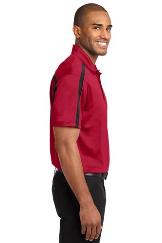 Port Authority Silk Touch Performance Colorblock Stripe Polo. K547 image thumbnail