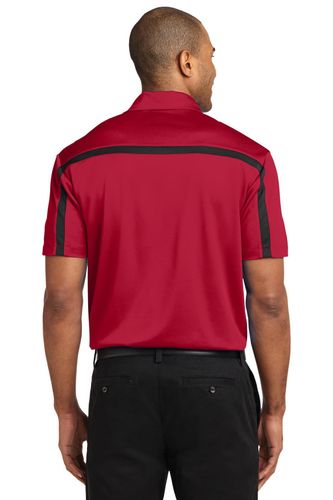Port Authority Silk Touch Performance Colorblock Stripe Polo. K547 image thumbnail
