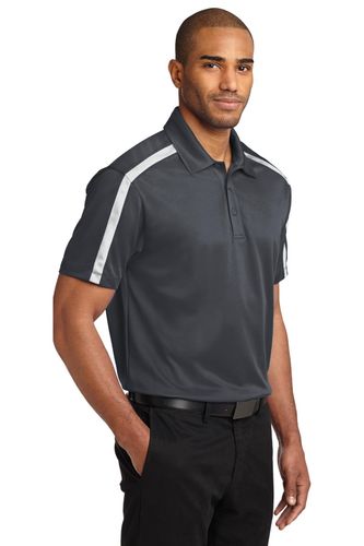 Port Authority Silk Touch Performance Colorblock Stripe Polo. K547 image thumbnail