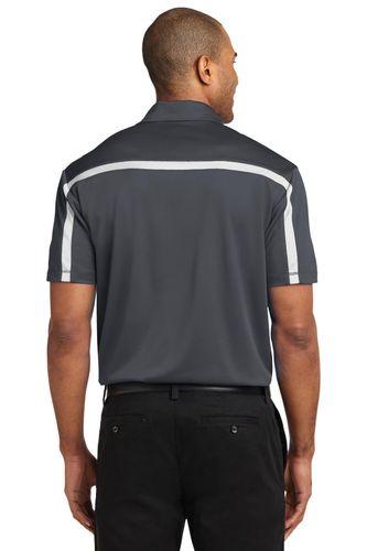 Port Authority Silk Touch Performance Colorblock Stripe Polo. K547 image thumbnail
