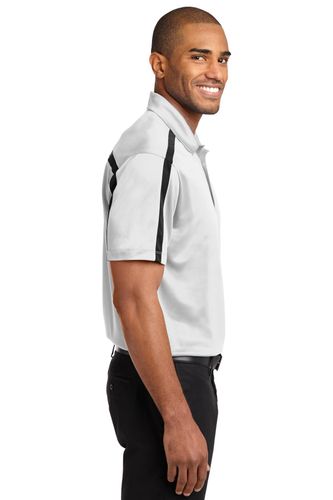 Port Authority Silk Touch Performance Colorblock Stripe Polo. K547 image thumbnail