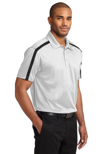 Port Authority Silk Touch Performance Colorblock Stripe Polo. K547 image thumbnail