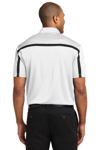 Port Authority Silk Touch Performance Colorblock Stripe Polo. K547 image thumbnail