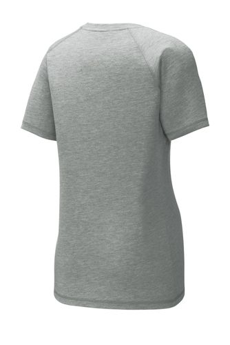 Sport-Tek Ladies PosiCharge Tri-Blend Wicking Scoop Neck Raglan Tee. LST400 image thumbnail