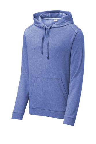 Sport-Tek PosiCharge Tri-Blend Wicking Fleece Hooded Pullover. ST296 image thumbnail