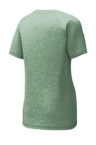 Sport-Tek Ladies PosiCharge Tri-Blend Wicking Scoop Neck Raglan Tee. LST400 image thumbnail