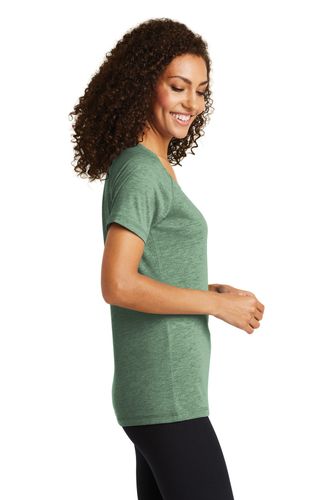 Sport-Tek Ladies PosiCharge Tri-Blend Wicking Scoop Neck Raglan Tee. LST400 image thumbnail