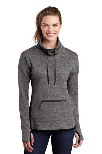 Sport-Tek Ladies Triumph Cowl Neck Pullover LST280 image thumbnail