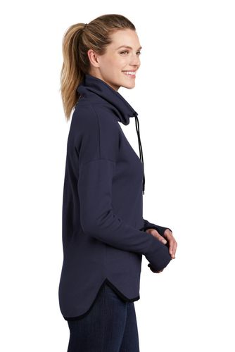 Sport-Tek Ladies Triumph Cowl Neck Pullover LST280 image thumbnail
