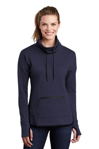 Sport-Tek Ladies Triumph Cowl Neck Pullover LST280 image thumbnail