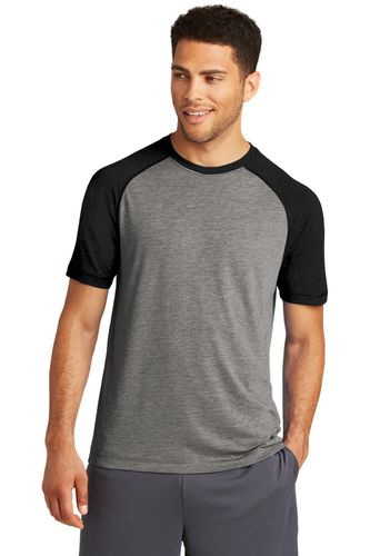Sport-Tek PosiCharge Tri-Blend Wicking Raglan Tee. ST400 image thumbnail