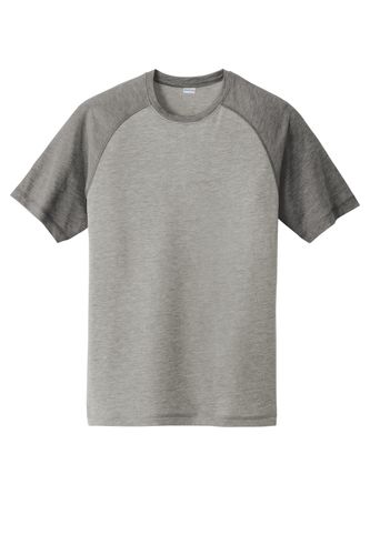 Sport-Tek PosiCharge Tri-Blend Wicking Raglan Tee. ST400 image thumbnail