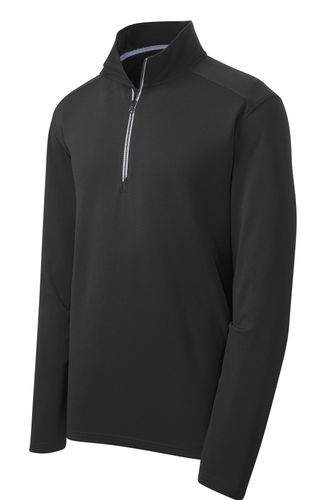 Sport-Tek Sport-Wick Textured 1/4-Zip Pullover. ST860 image thumbnail