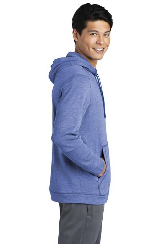 Sport-Tek PosiCharge Tri-Blend Wicking Fleece Hooded Pullover. ST296 image thumbnail