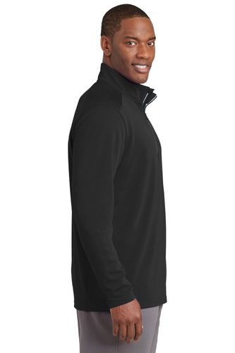 Sport-Tek Sport-Wick Textured 1/4-Zip Pullover. ST860 image thumbnail