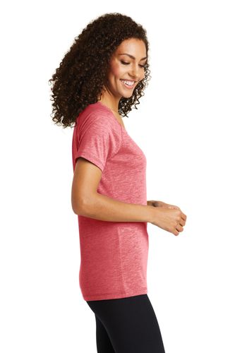 Sport-Tek Ladies PosiCharge Tri-Blend Wicking Scoop Neck Raglan Tee. LST400 image thumbnail