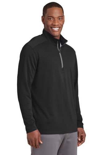 Sport-Tek Sport-Wick Textured 1/4-Zip Pullover. ST860 image thumbnail