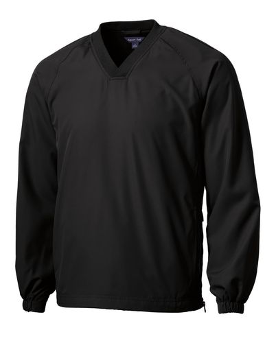 Sport-Tek V-Neck Raglan Wind Shirt. JST72 image thumbnail