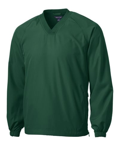 Sport-Tek V-Neck Raglan Wind Shirt. JST72 image thumbnail