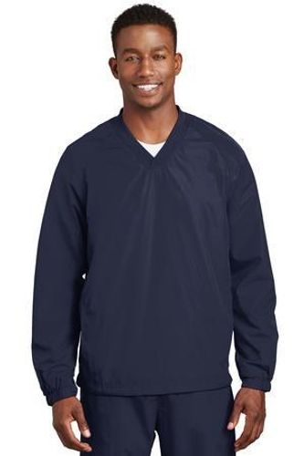 Sport-Tek V-Neck Raglan Wind Shirt. JST72 image thumbnail