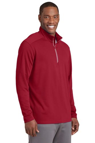 Sport-Tek Sport-Wick Textured 1/4-Zip Pullover. ST860 image thumbnail