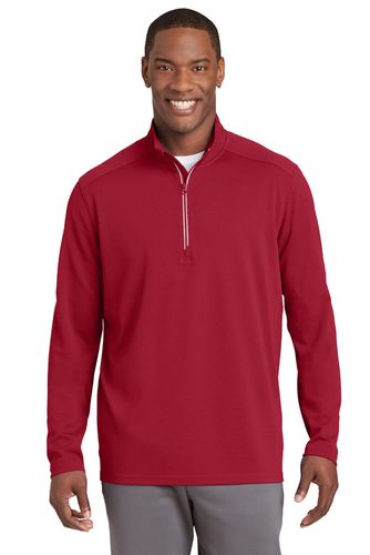 Sport-Tek Sport-Wick Textured 1/4-Zip Pullover. ST860 image thumbnail