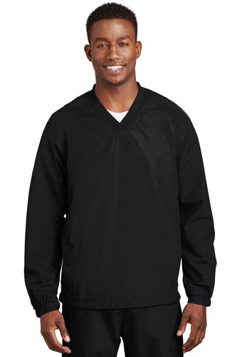 Sport-Tek V-Neck Raglan Wind Shirt. JST72 image thumbnail