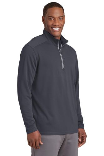Sport-Tek Sport-Wick Textured 1/4-Zip Pullover. ST860 image thumbnail