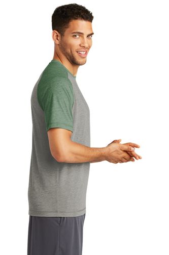 Sport-Tek PosiCharge Tri-Blend Wicking Raglan Tee. ST400 image thumbnail