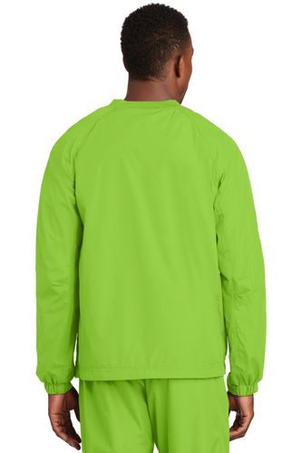 Sport-Tek V-Neck Raglan Wind Shirt. JST72 image thumbnail