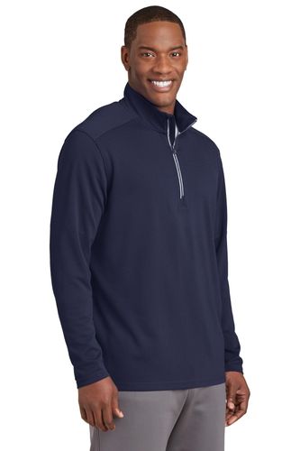 Sport-Tek Sport-Wick Textured 1/4-Zip Pullover. ST860 image thumbnail