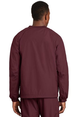 Sport-Tek V-Neck Raglan Wind Shirt. JST72 image thumbnail